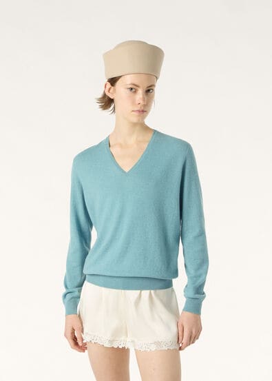 SERGIO V NECK SWEATER CASH GG 14