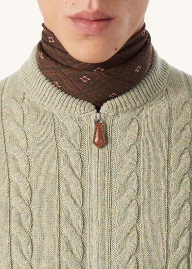 CEDAR BOMBER SWEATER CASH GG 8