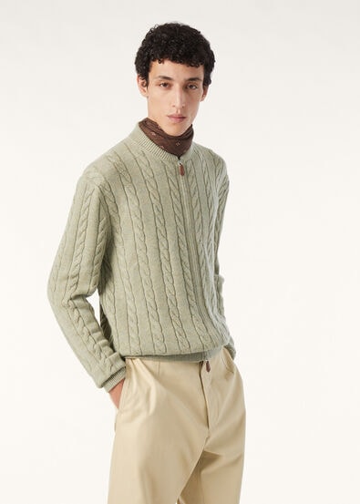 CEDAR BOMBER SWEATER CASH GG 8