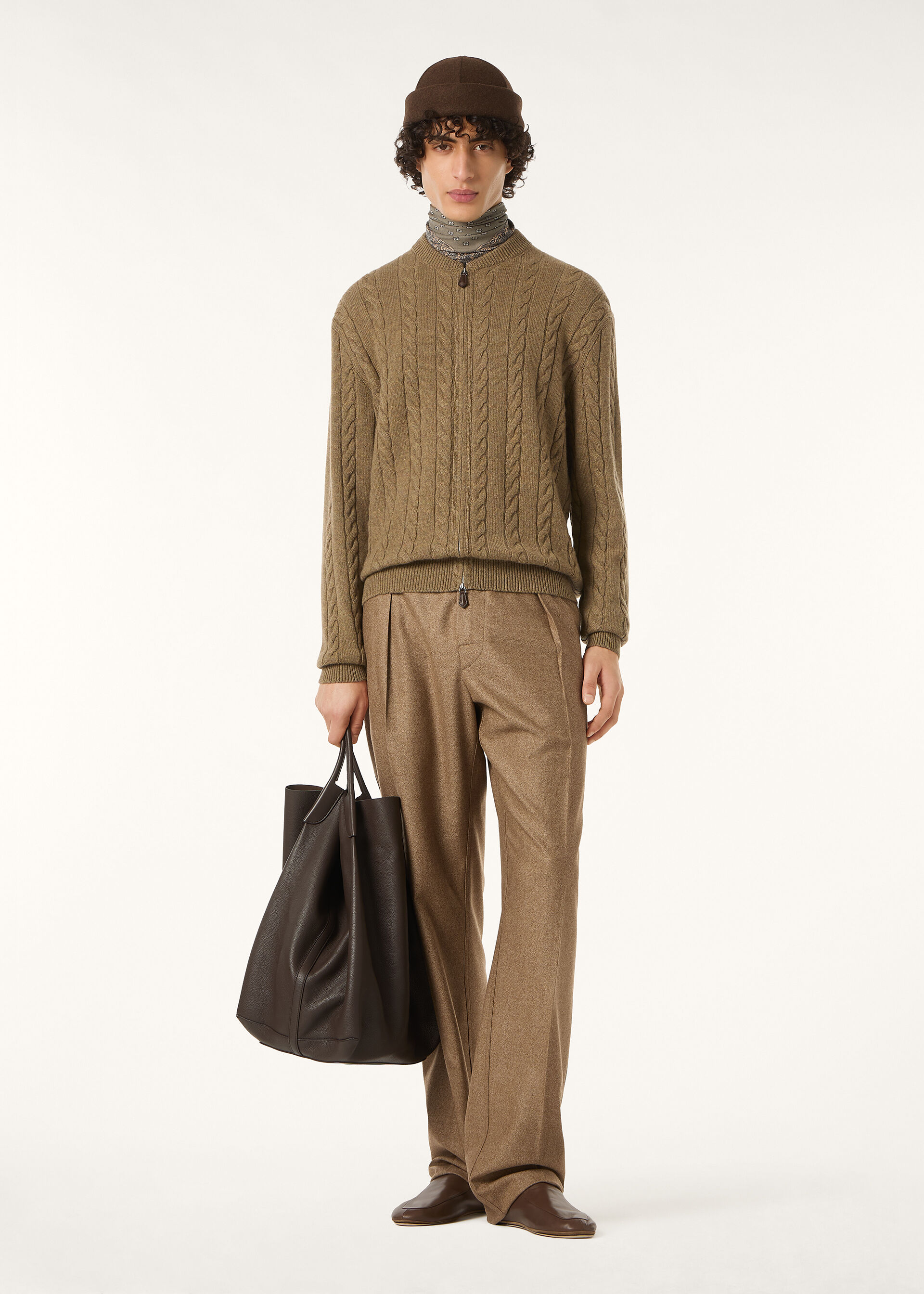 CEDAR BOMBER SWEATER CASH GG 8