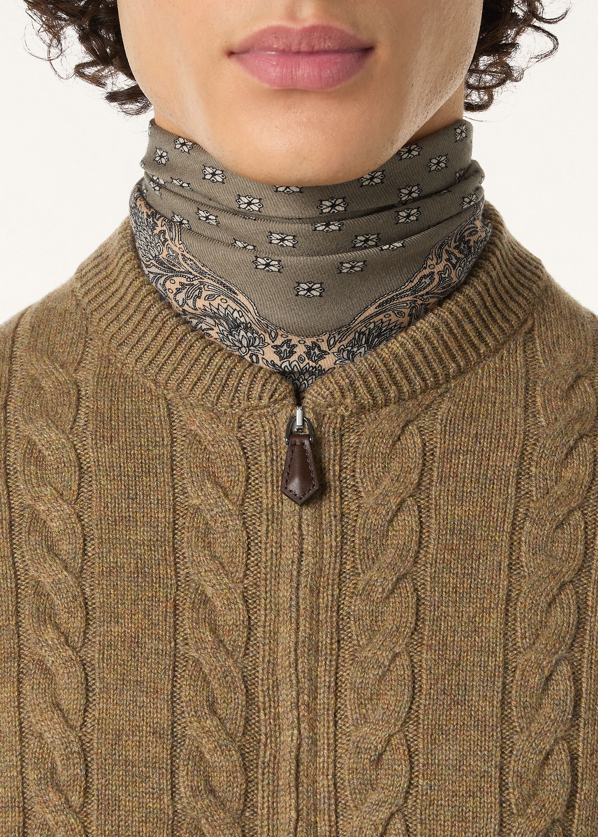 CEDAR BOMBER SWEATER CASH GG 8