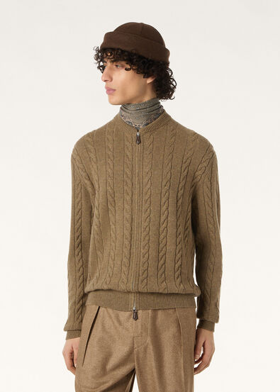CEDAR BOMBER SWEATER CASH GG 8
