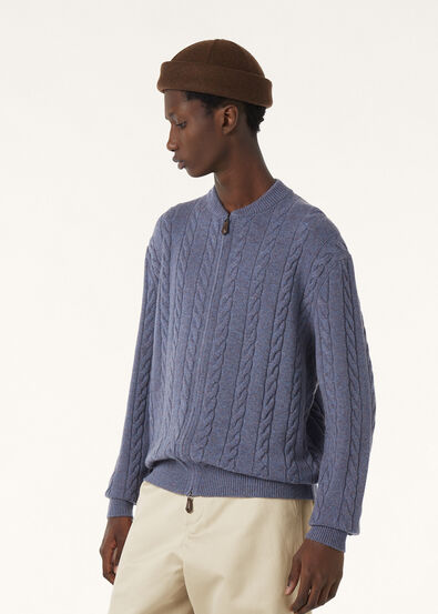 CEDAR BOMBER SWEATER CASH GG 8