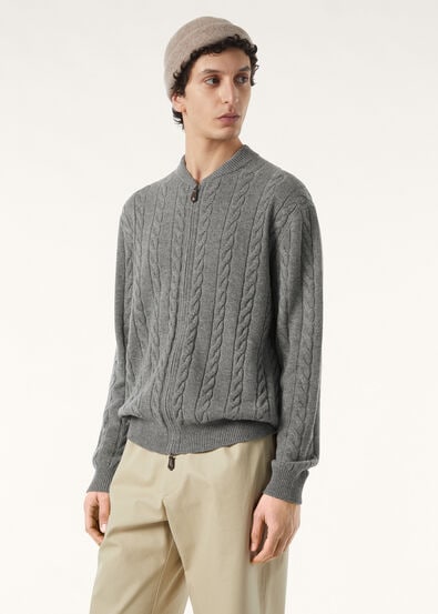 CEDAR BOMBER SWEATER CASH GG 8