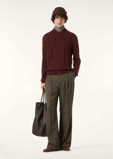 CEDAR BOMBER SWEATER CASH GG 8