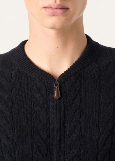 CEDAR BOMBER SWEATER CASH GG 8