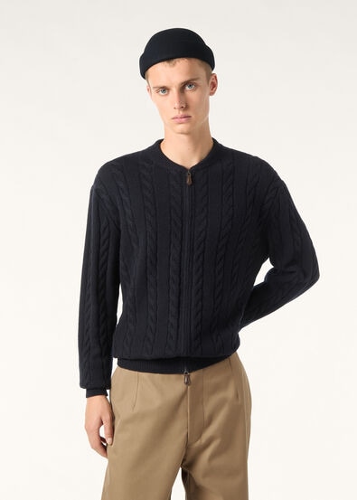 CEDAR BOMBER SWEATER CASH GG 8