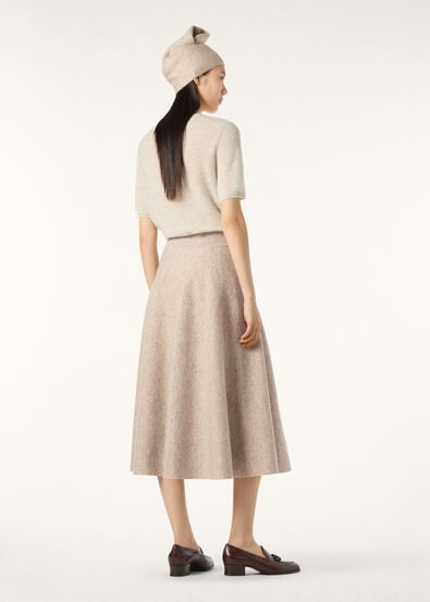 WALNUT SS CREWNECK SWEATER WOOL CASH SILK GG 12