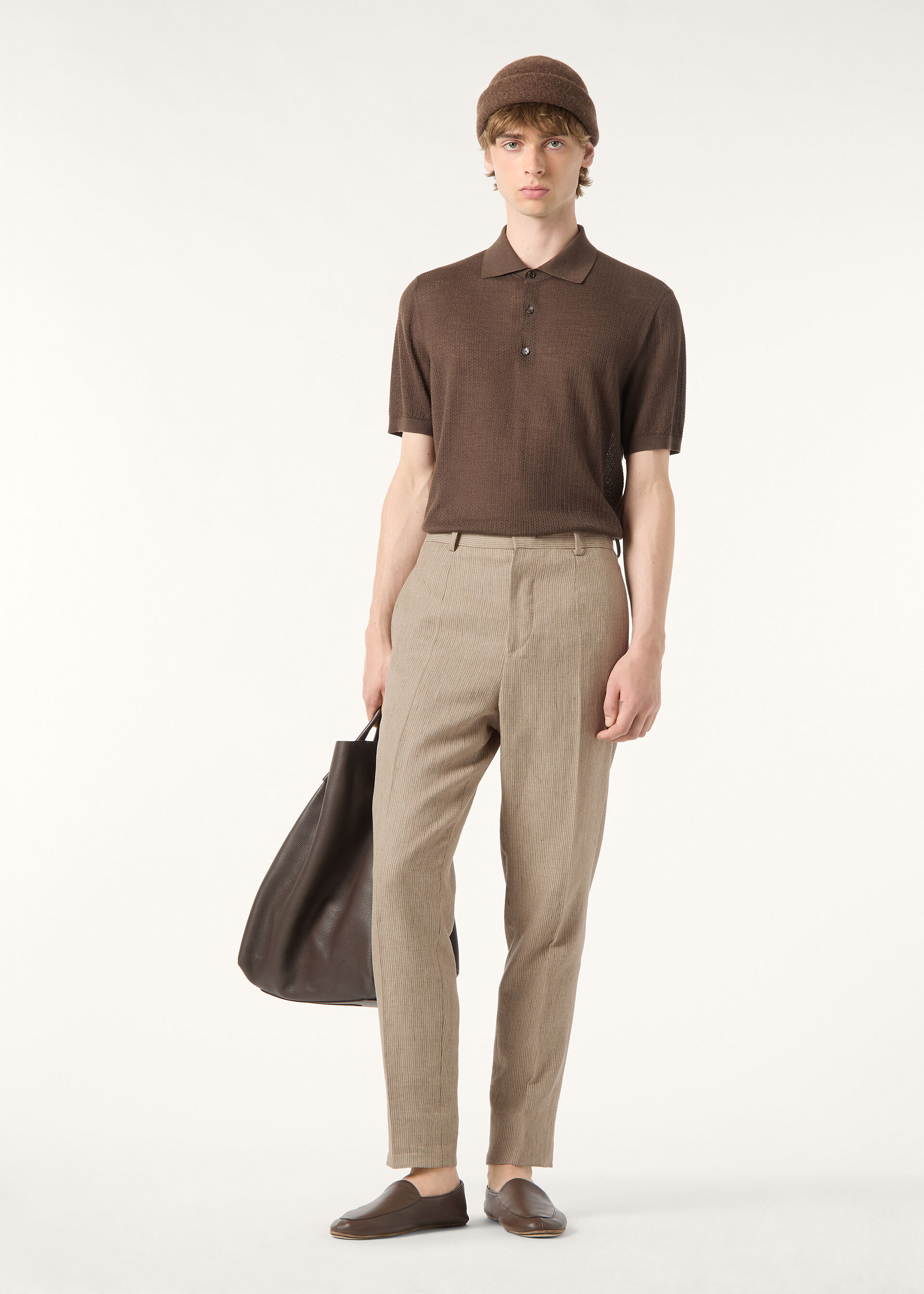 CHESTNUT SS POLO CASH BLEND GG 18