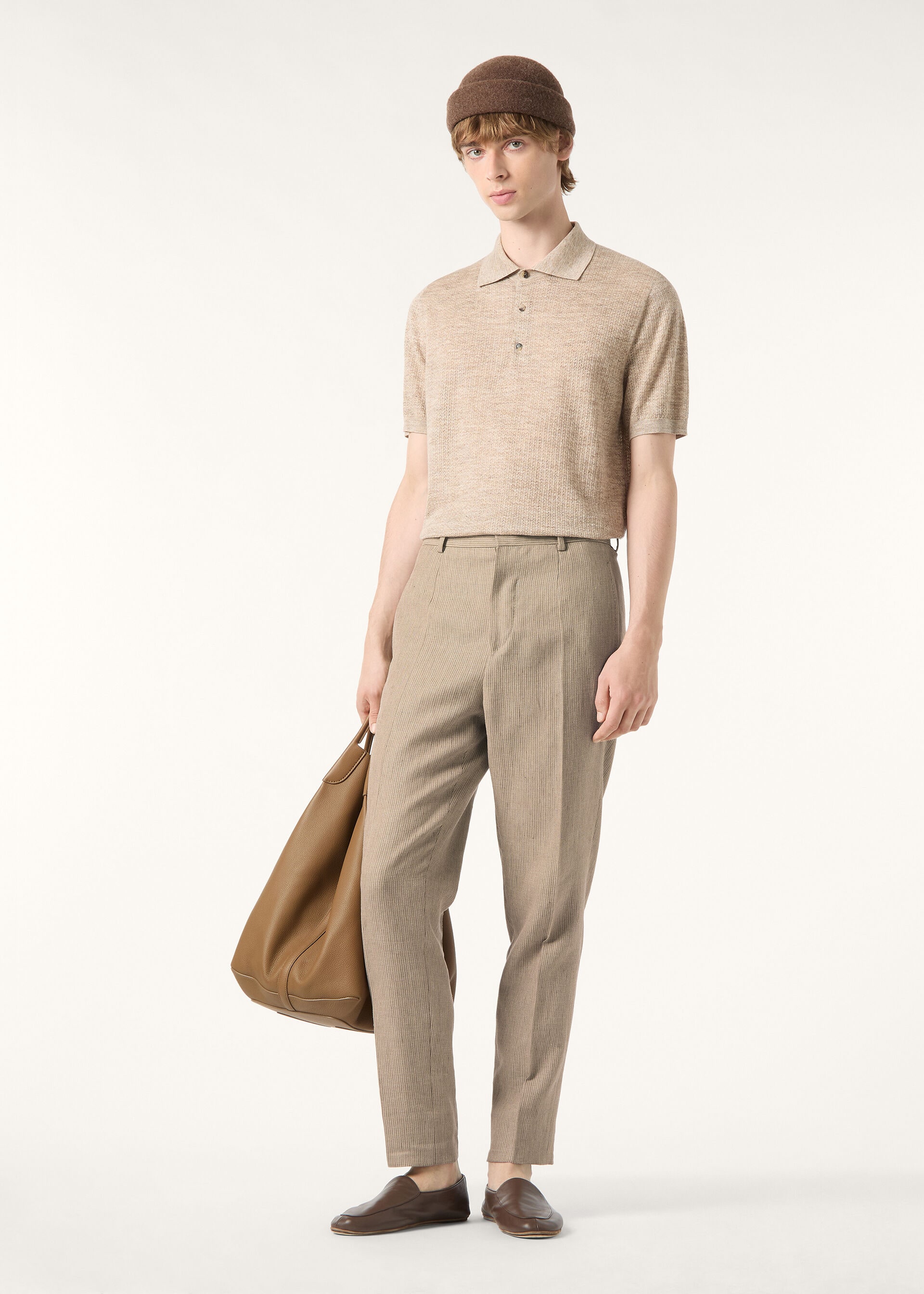 CHESTNUT SS POLO CASH BLEND GG 18