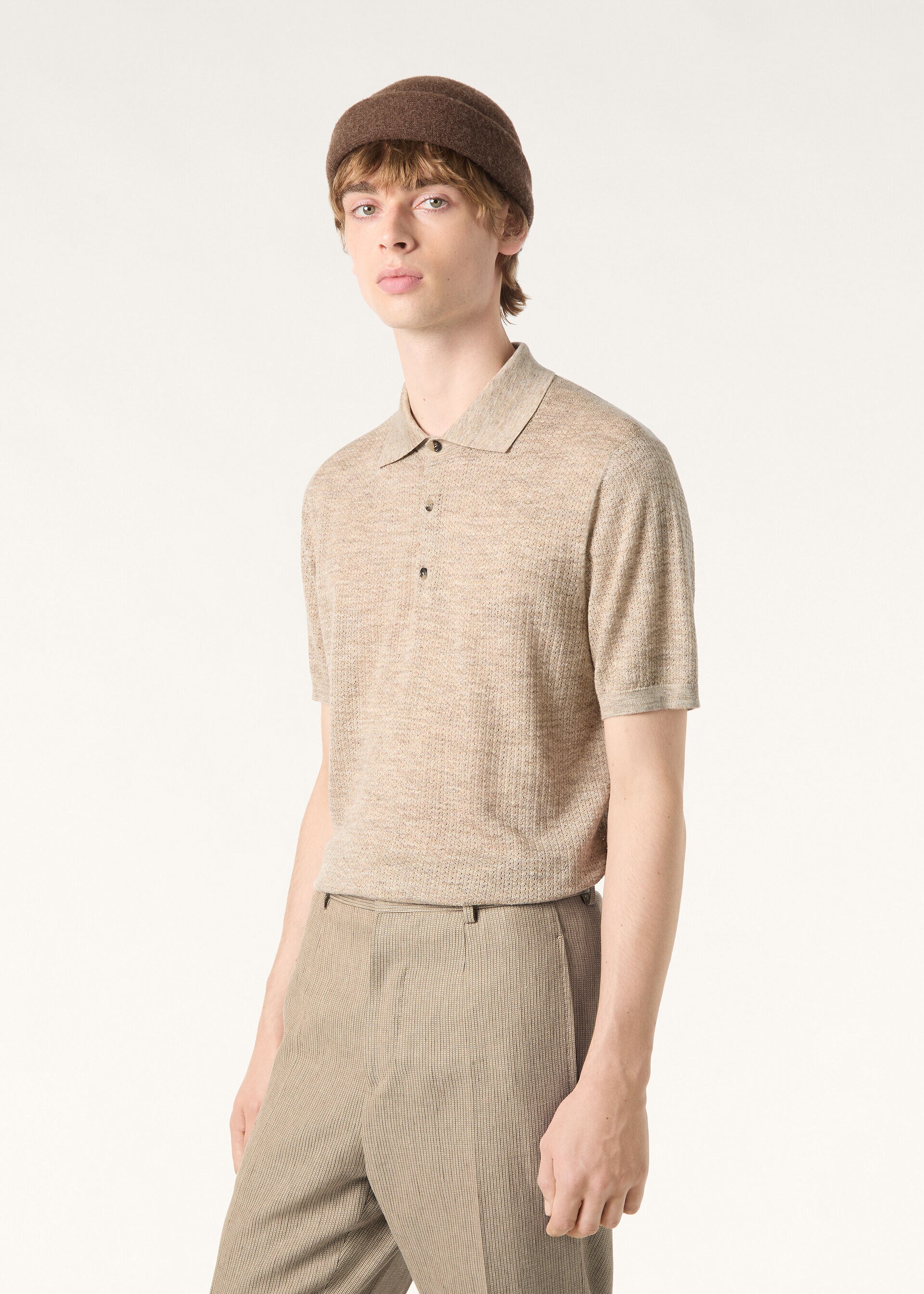 CHESTNUT SS POLO CASH BLEND GG 18