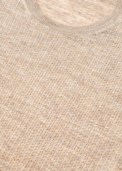 CHESTNUT SS CREWNECK SWEATER CASH BLEND GG 18