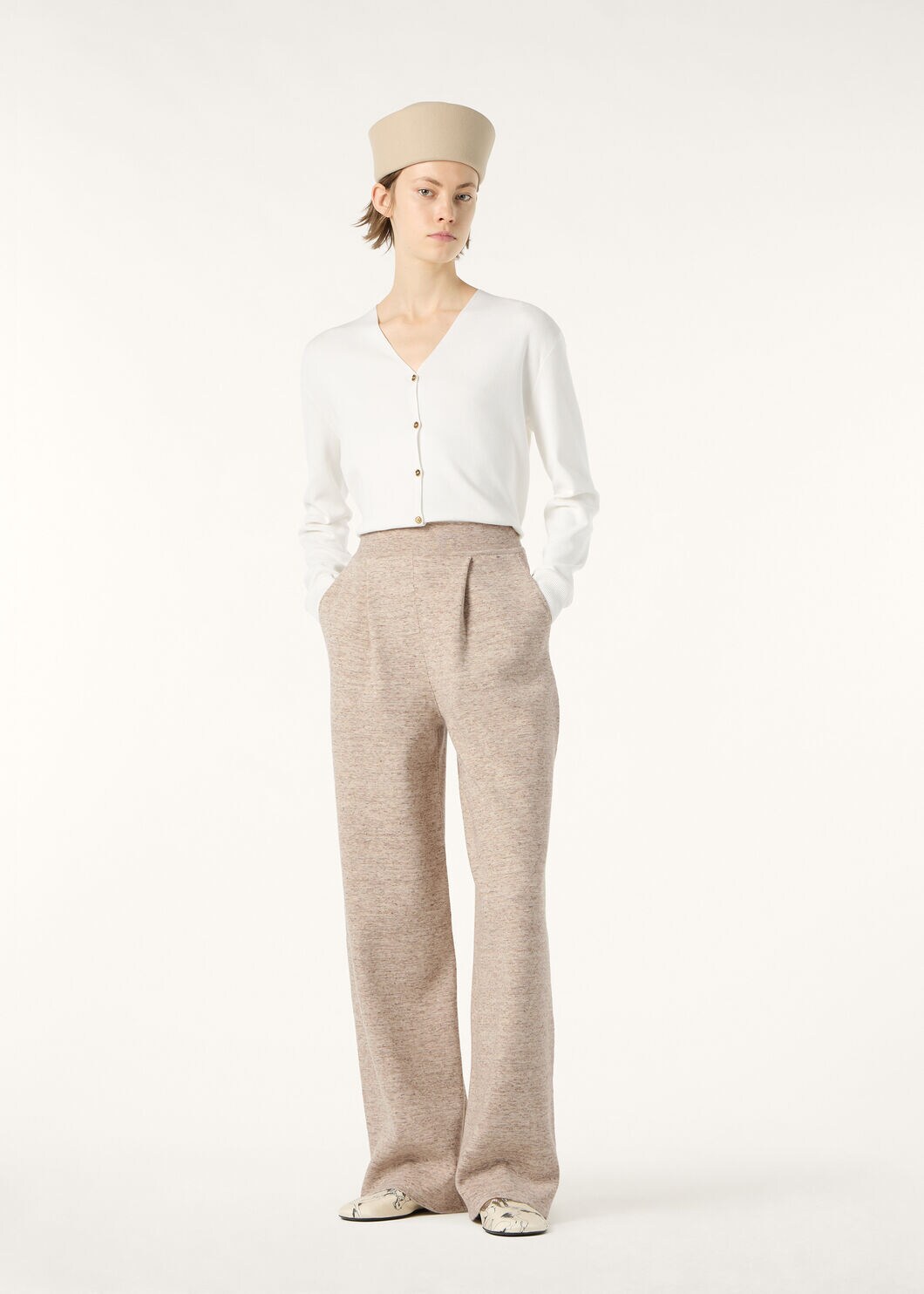 WILLOW TROUSERS CASH WOOL LINEN GG 7