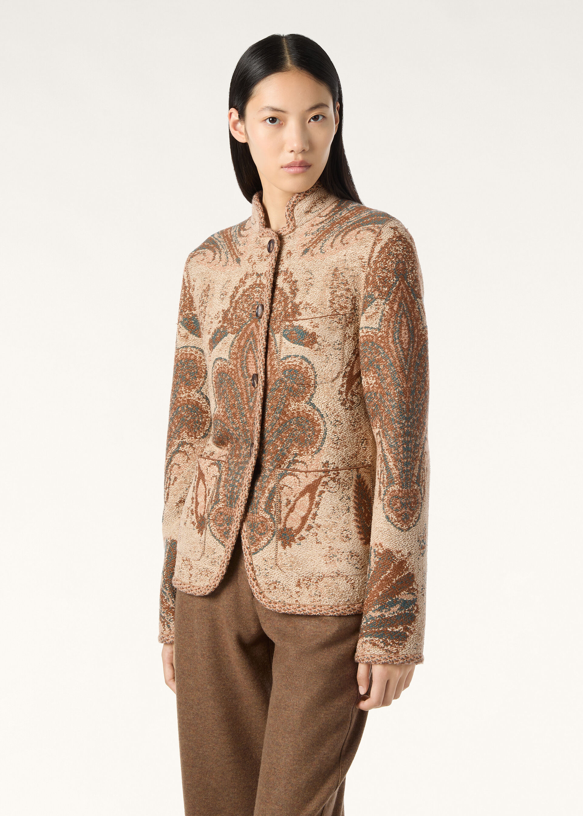 MAGNOLIA JACKET SILK CASH COTTON GG 14