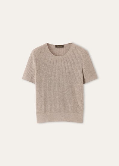 MAPLE SS CREWNECK SWEATER CASH SILK GG 18