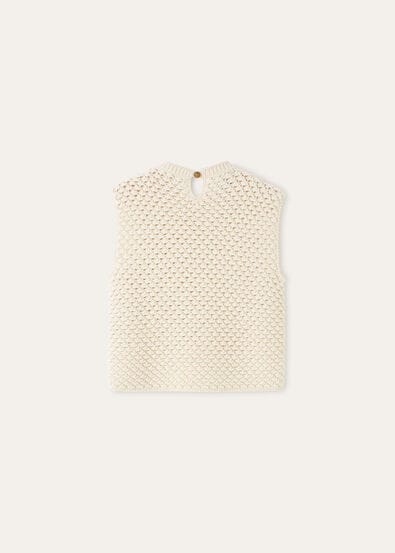 GINKO TOP LINEN CASH SILK GG 5