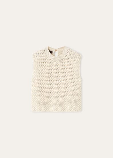 GINKO TOP LINEN CASH SILK GG 5