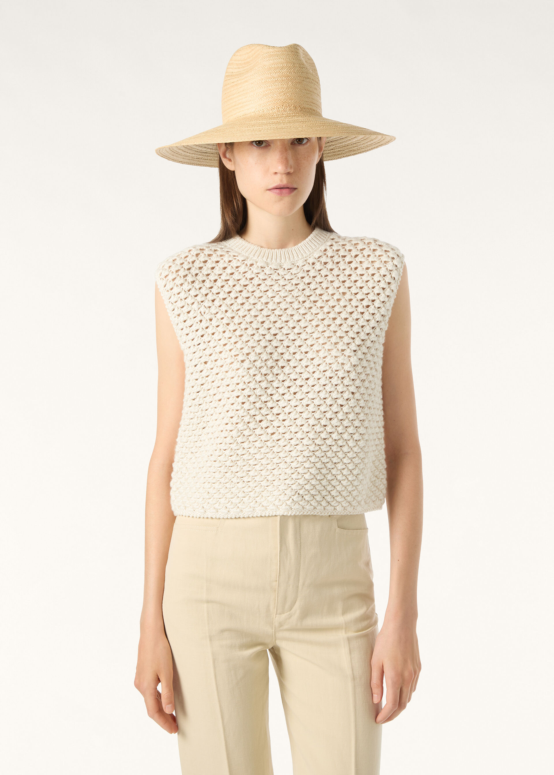 GINKO TOP LINEN CASH SILK GG 5