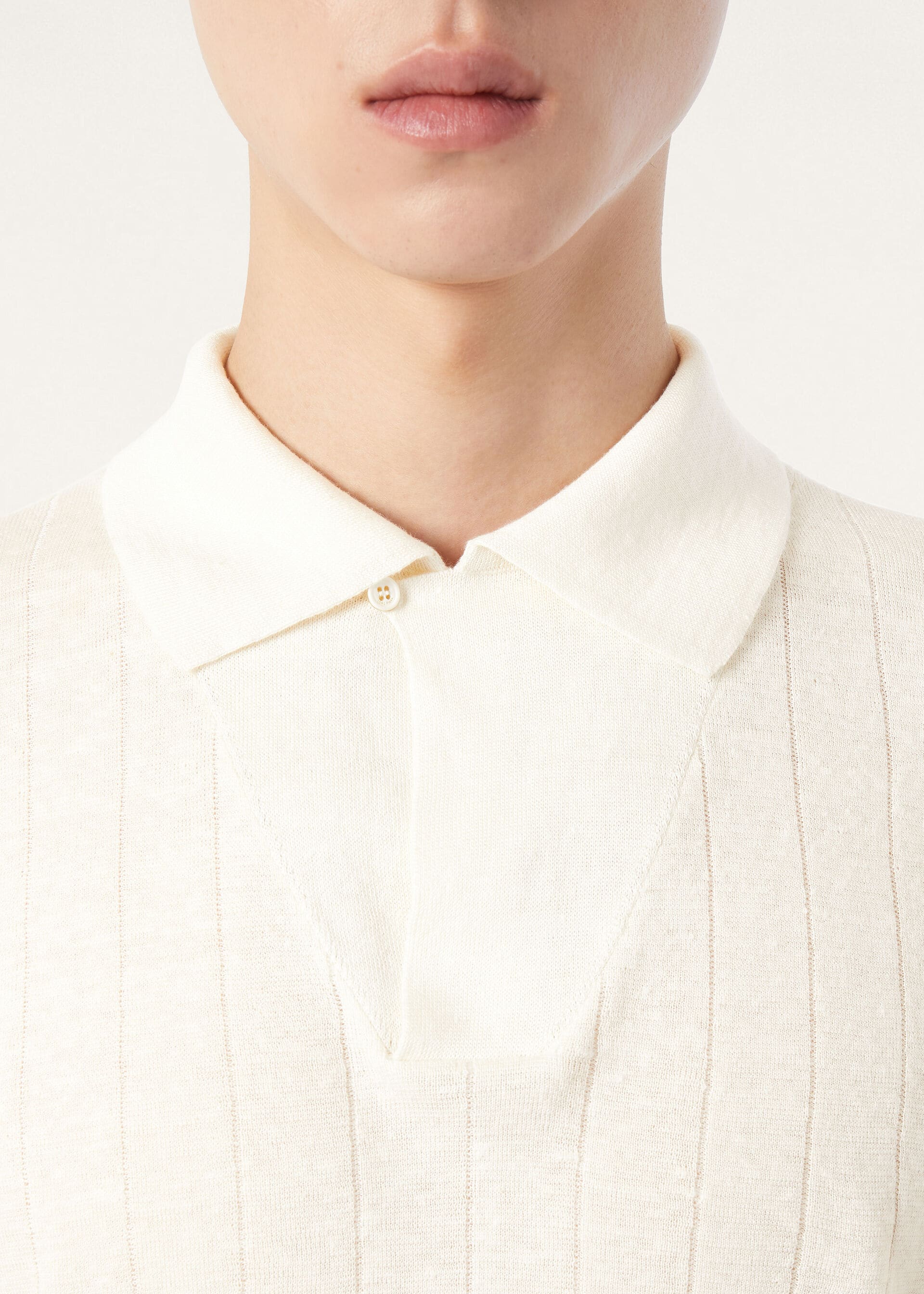 TAMARIND SS POLO OPEN LINEN SILK GG 18