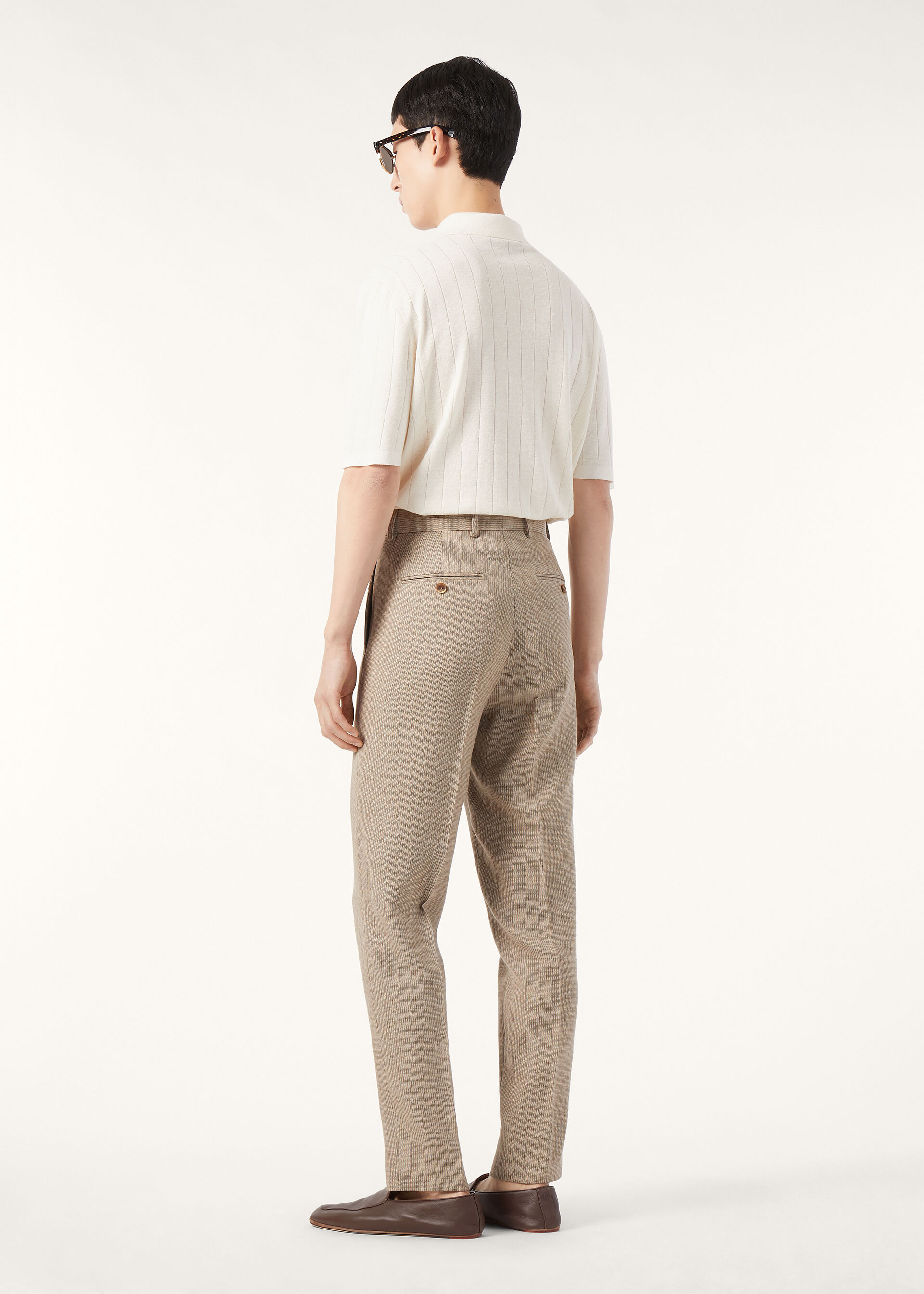 TAMARIND SS POLO OPEN LINEN SILK GG 18