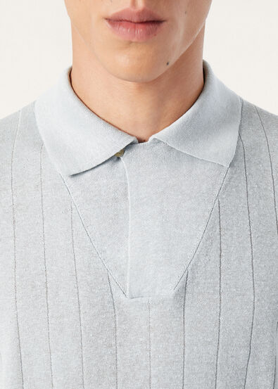 TAMARIND SS POLO OPEN LINEN SILK GG 18