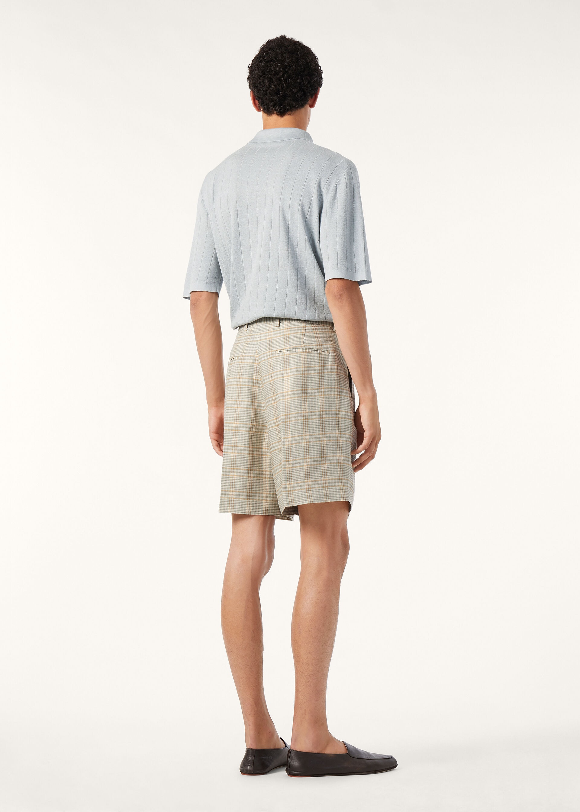 TAMARIND SS POLO OPEN LINEN SILK GG 18