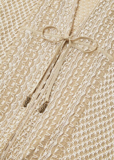 PALM CARDIGAN SWEATER SILK BLEND GG 7