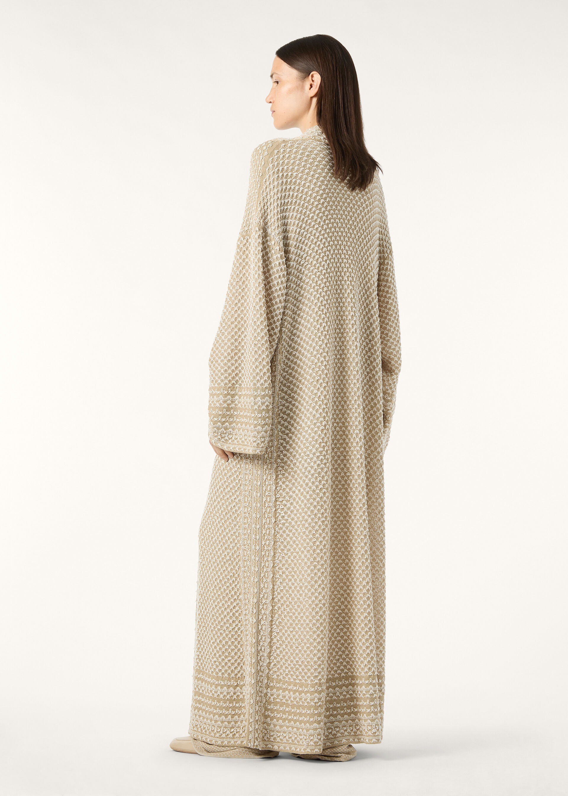 PALM CARDIGAN SWEATER SILK BLEND GG 7