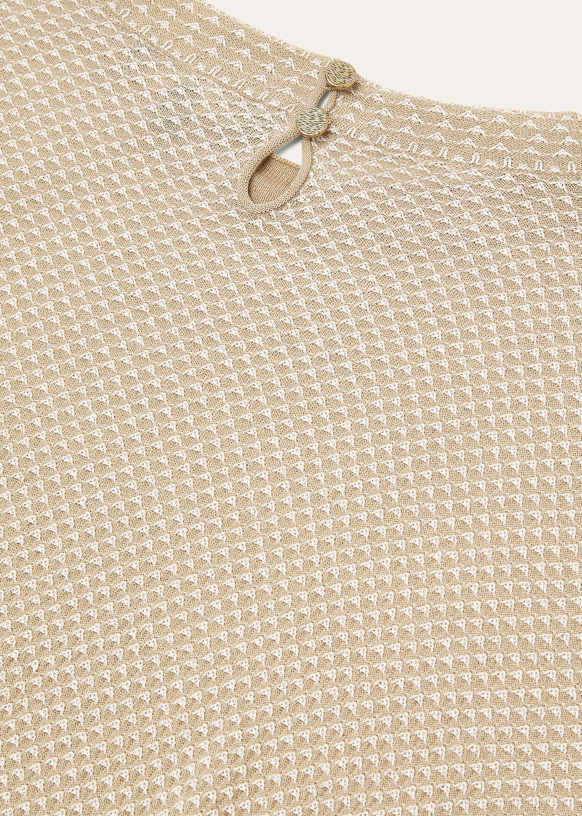 PALM LONG CREWNECK SW SILK BLEND GG 18