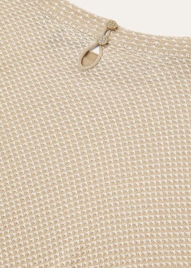 PALM LONG CREWNECK SW SILK BLEND GG 18