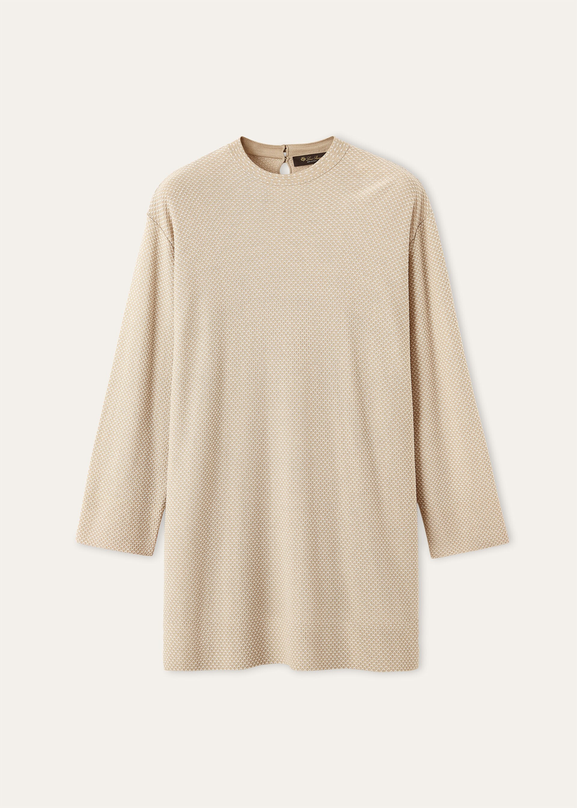 PALM LONG CREWNECK SW SILK BLEND GG 18