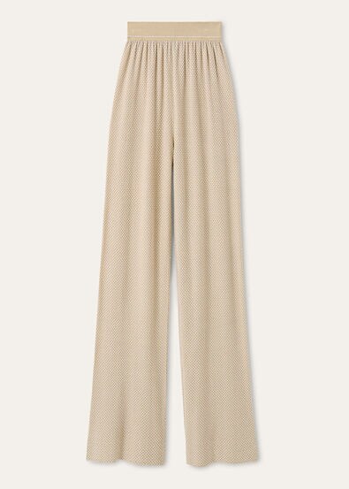 PALM TROUSERS SILK GG 18