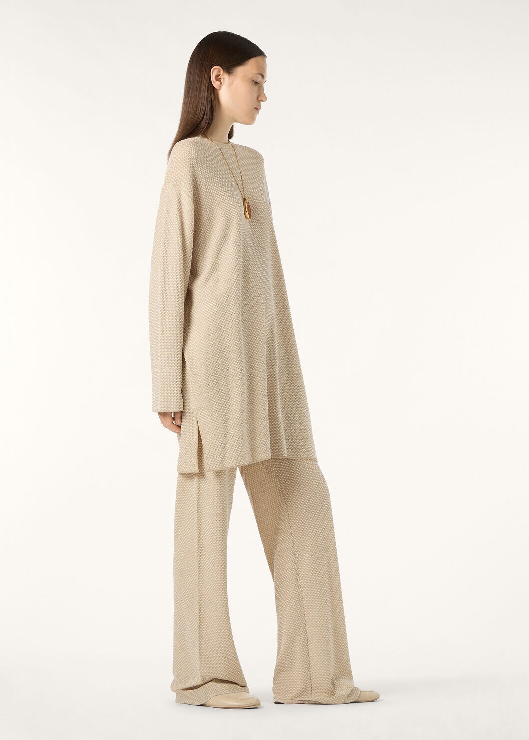 PALM TROUSERS SILK GG 18