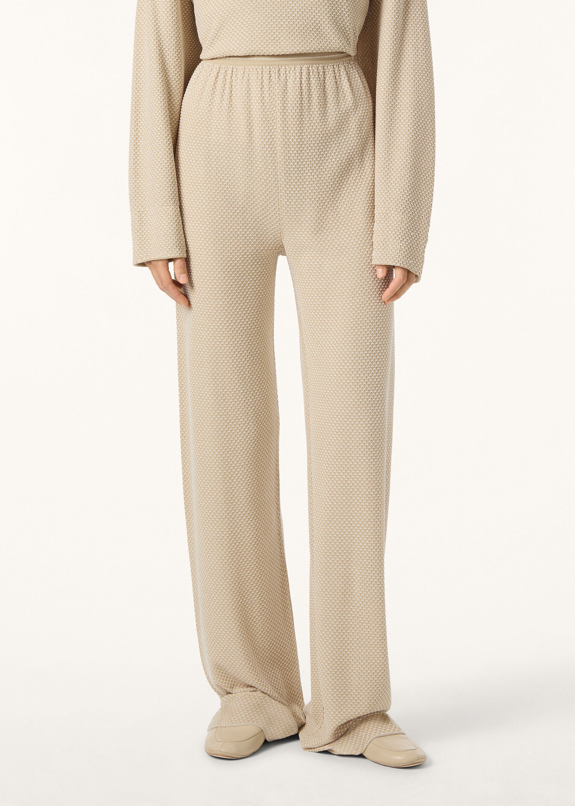 PALM TROUSERS SILK GG 18