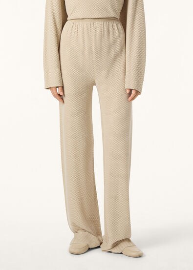 PALM TROUSERS SILK GG 18