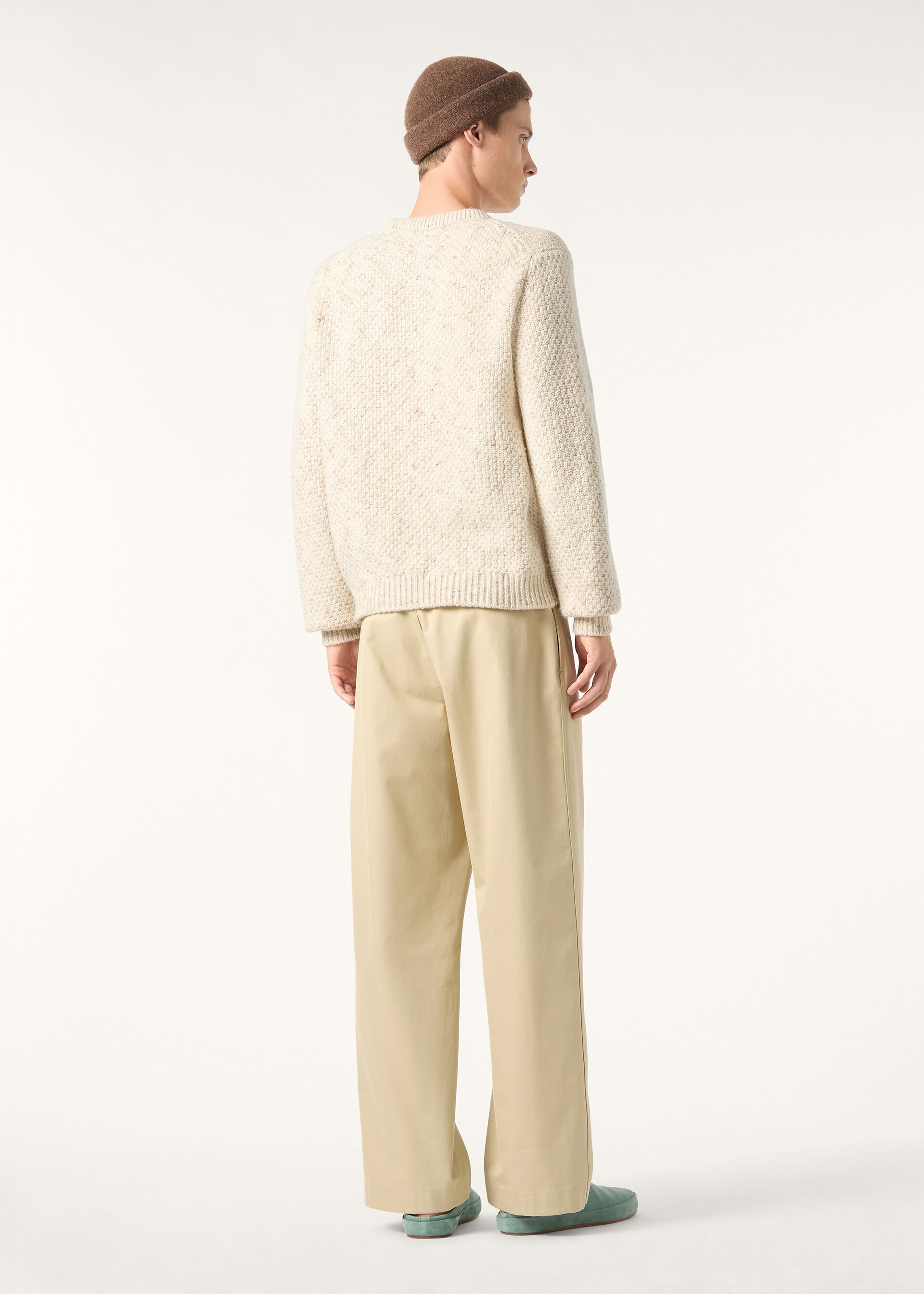 ASH CREWNECK SWEATER WOOL BLEND GG 5