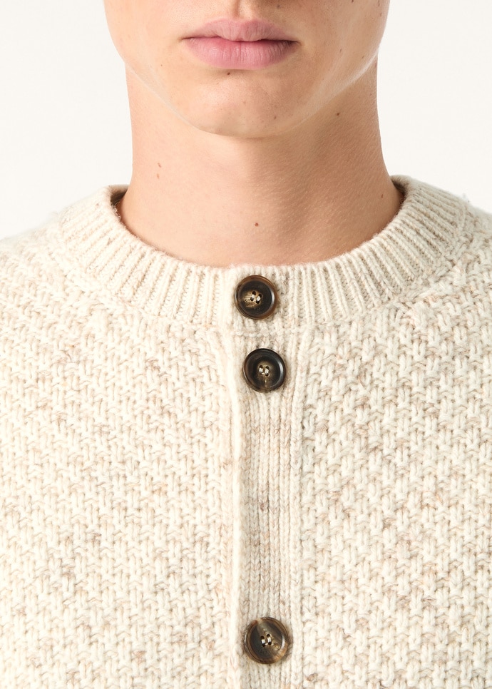 ASH CARDIGAN SWEATER WOOL BLEND GG 5_FAQ4587_B5WG_2