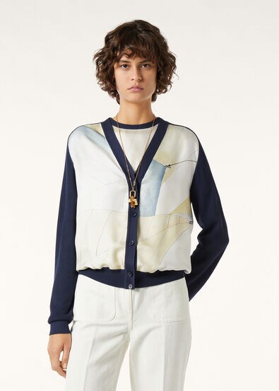 LIBECCIO CARDIGAN SILK GG 18