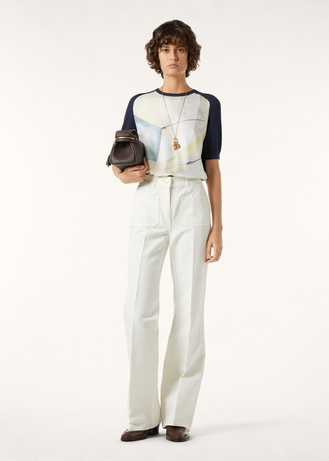 LIBECCIO SS CREWNECK SILK GG 18