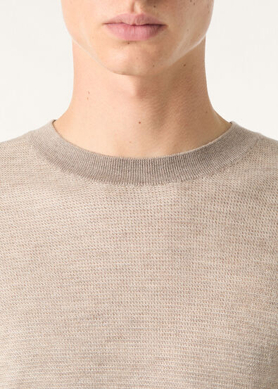 MANIPUR CREWNECK SWEATER CASH SILK GG 18