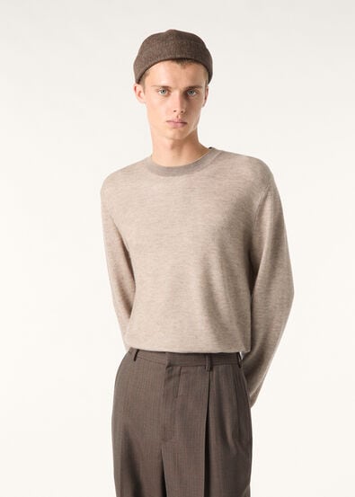 MANIPUR CREWNECK SWEATER CASH SILK GG 18