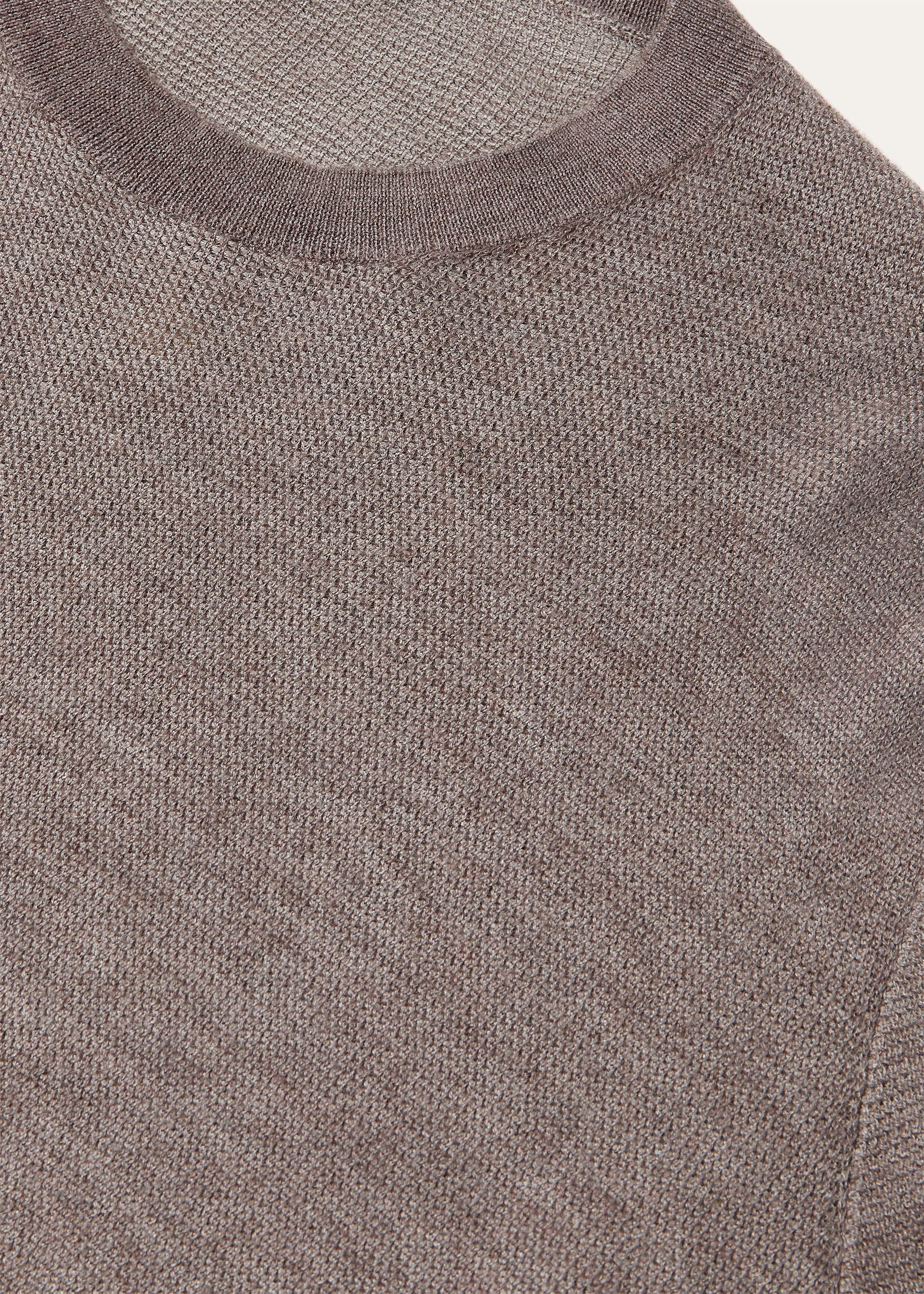 MANIPUR CREWNECK SWEATER CASH SILK GG 18