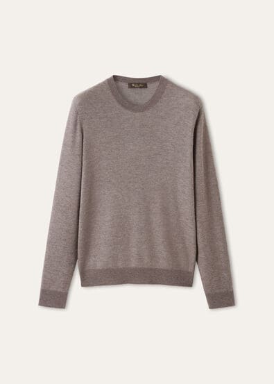 MANIPUR CREWNECK SWEATER CASH SILK GG 18