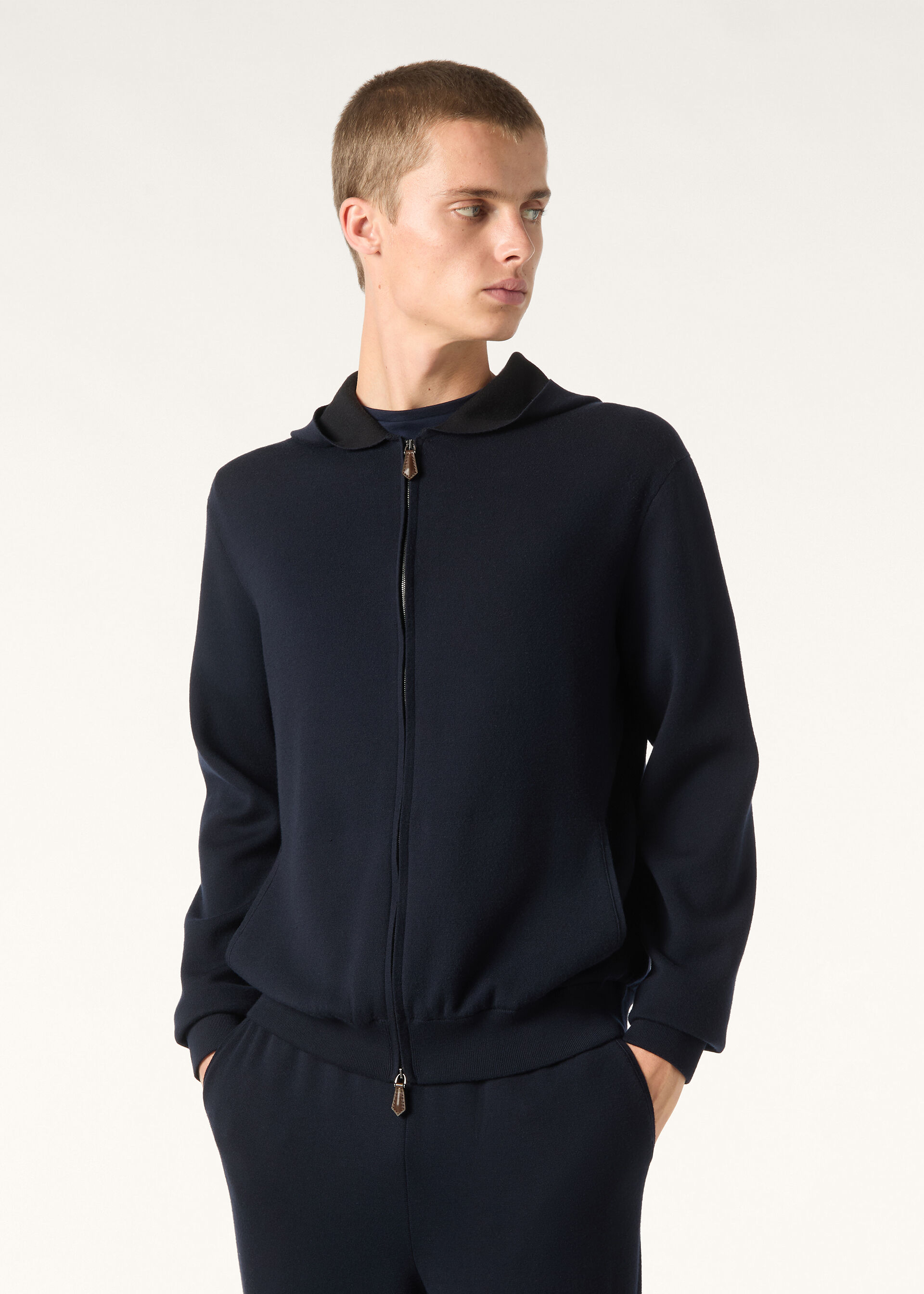 DOUBLE GOK HOODED BOMBER SWEATER GG 18