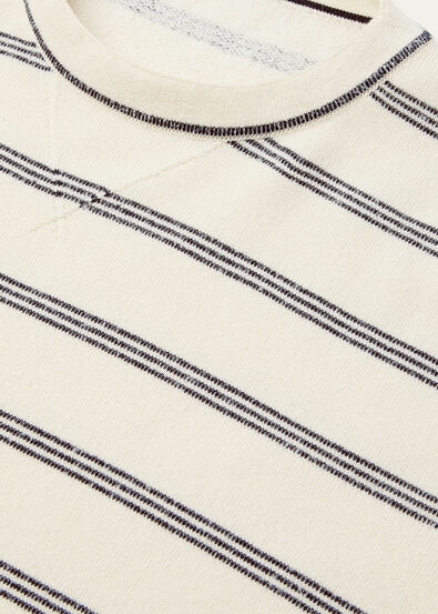 CARAVELLA SS CREWNECK SWEATER COTTON SILK CASH GG 14