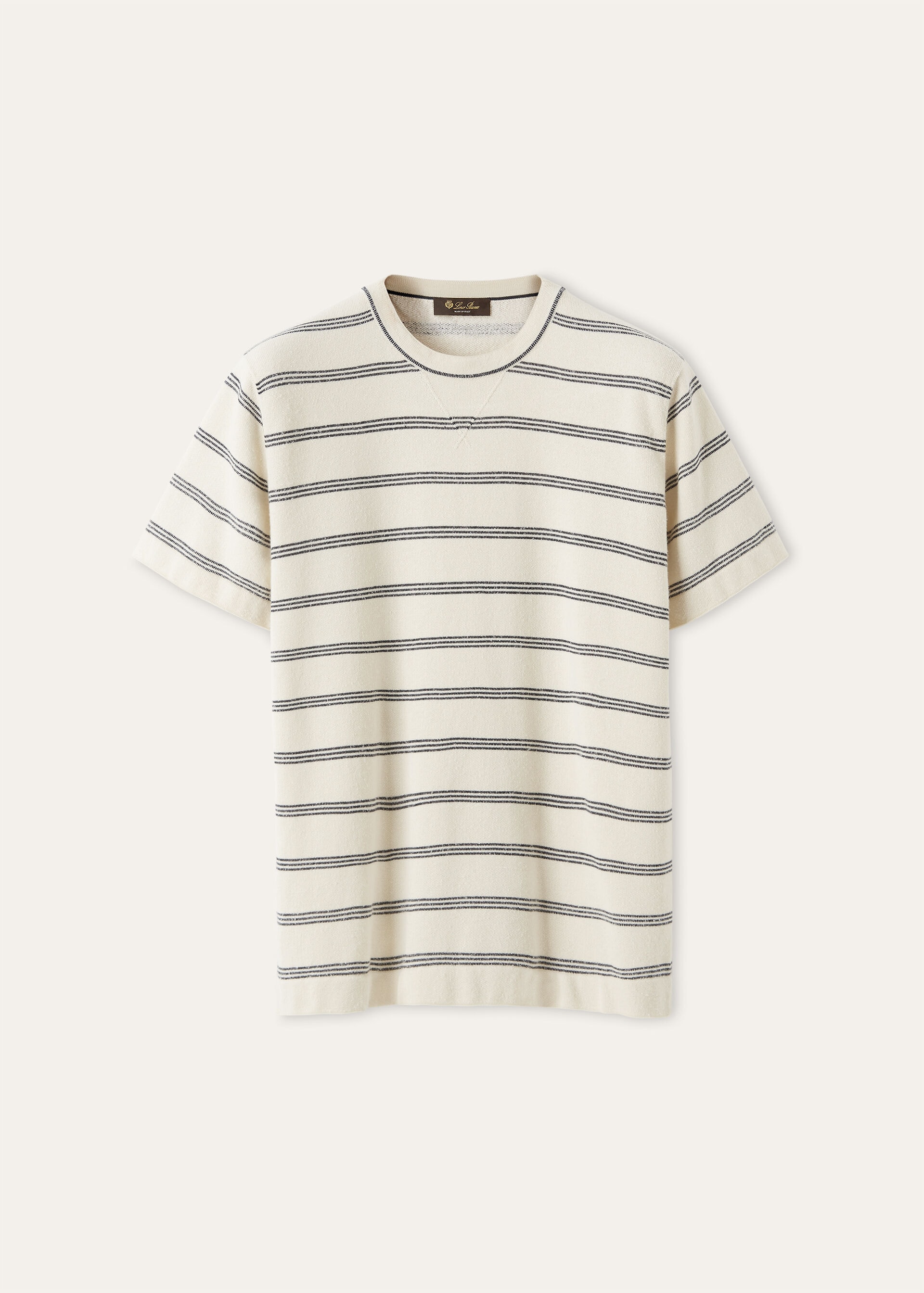 CARAVELLA SS CREWNECK SWEATER COTTON SILK CASH GG 14