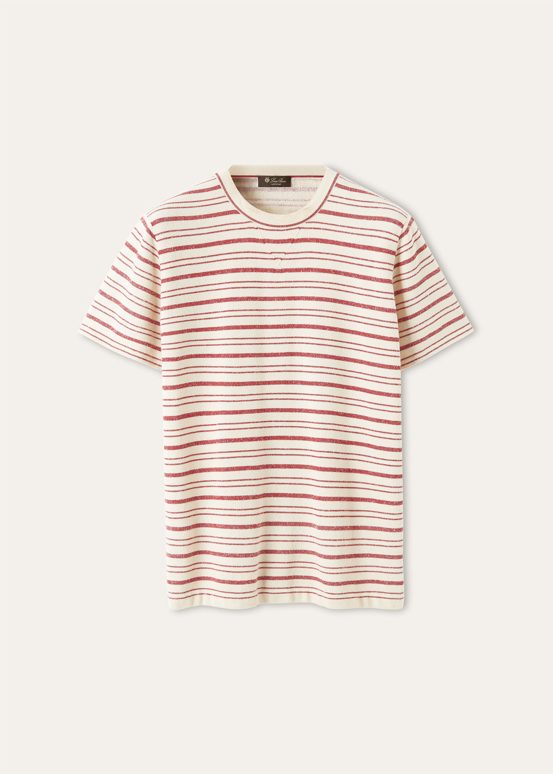 CARAVELLA SS CREWNECK SWEATER COTTON SILK CASH GG 14