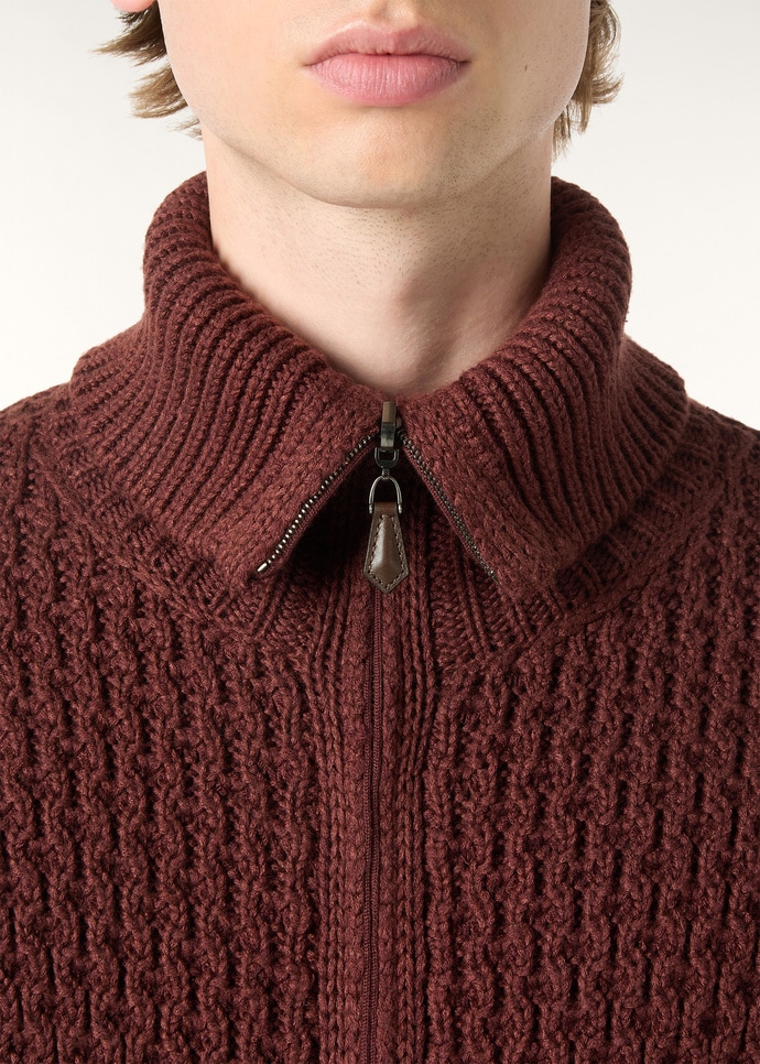 SHIVLING BOMBER SWEATER LINEN BLEND GG 3_FAQ4644_H1A3_2