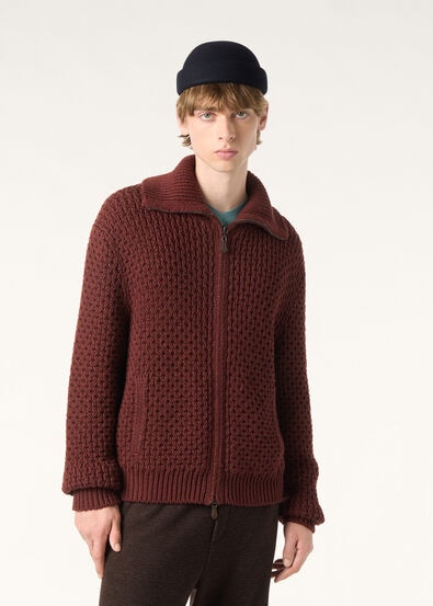 SHIVLING BOMBER SWEATER LINEN BLEND GG 3