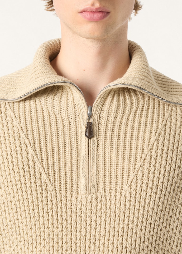 SHIVLING TURTLENECK SWEATER LINEN BLEND GG 5_FAQ4646_D0ZV_2